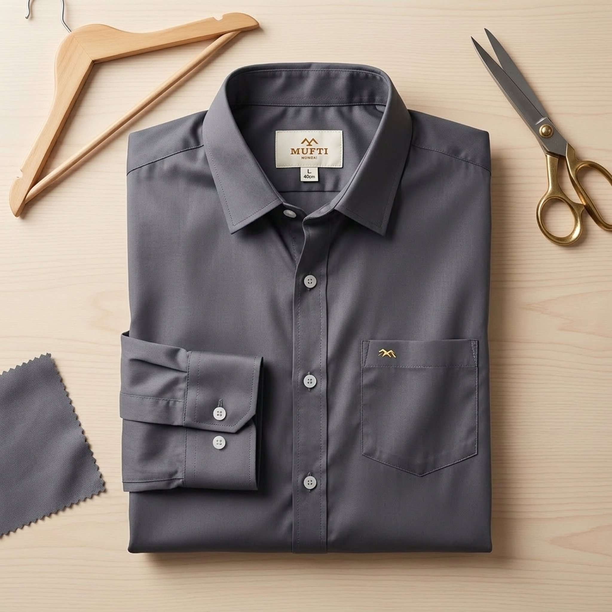 Nox18 Men's Dark Grey Casual Shirt