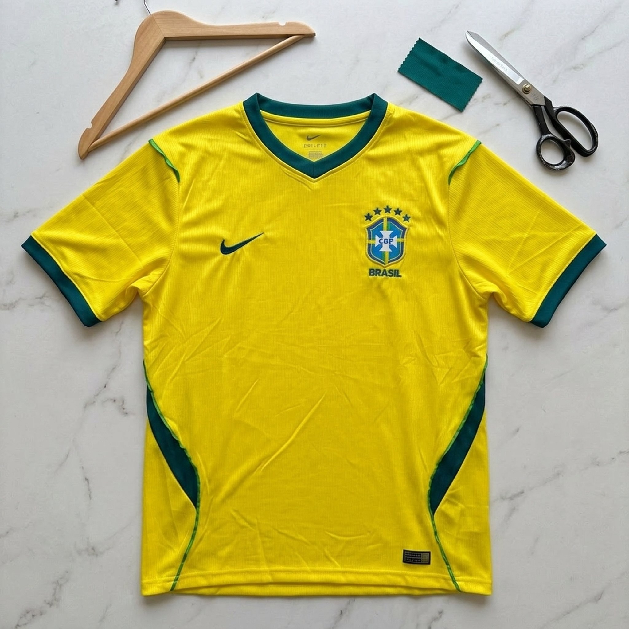 Brazil Home Unisex Sports Jersey 4