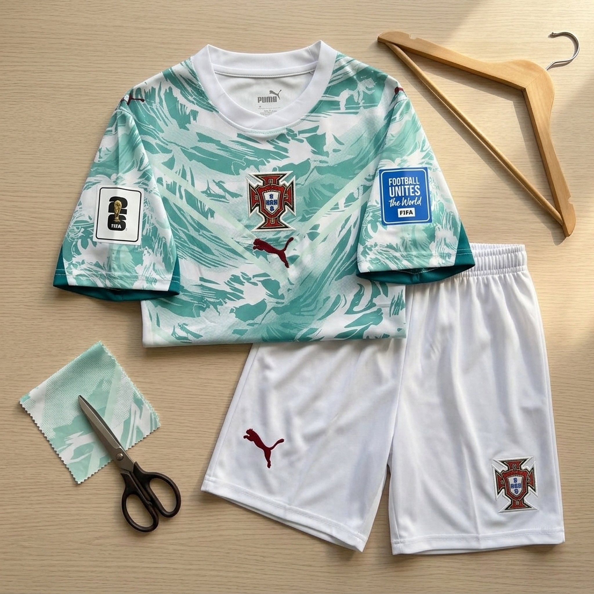Portugal Away Fifa Jersey Set 4
