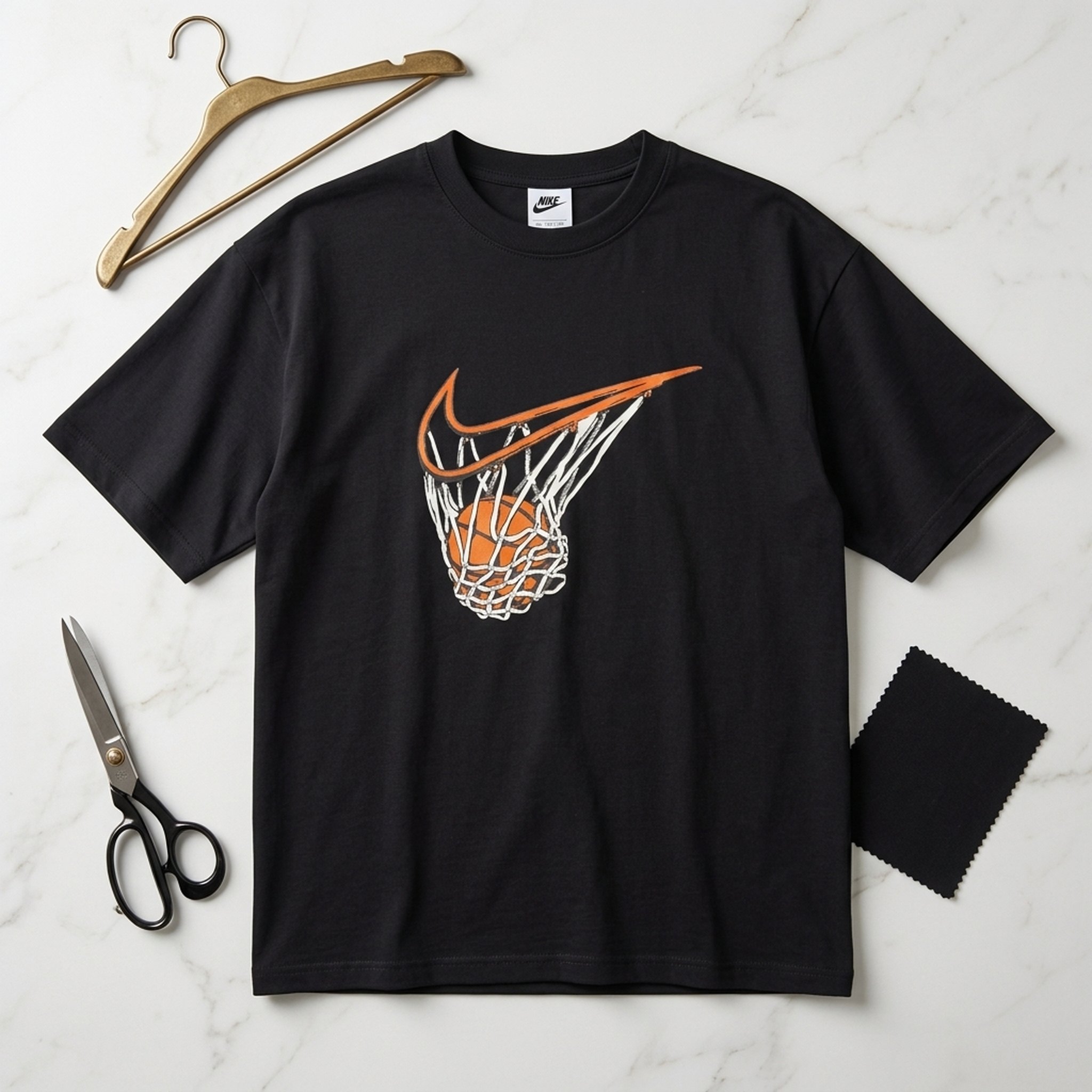 Nox18 Men's Black Basketball Graphic T-Shirt 5