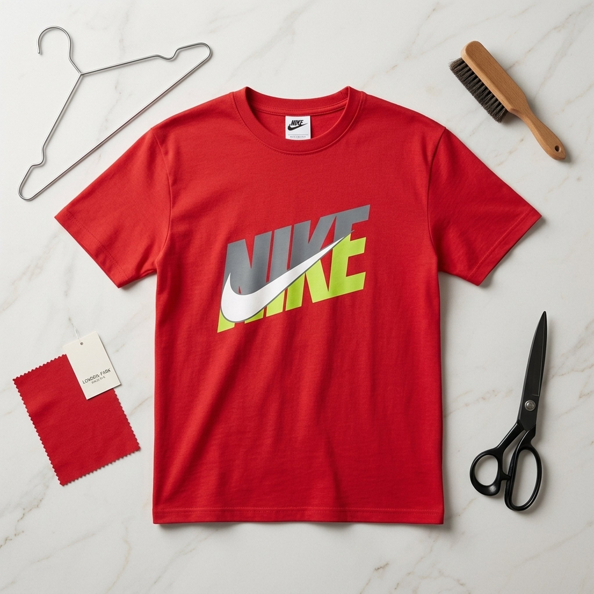 Nox18 Red Graphic Print Crew Neck T-Shirt 4