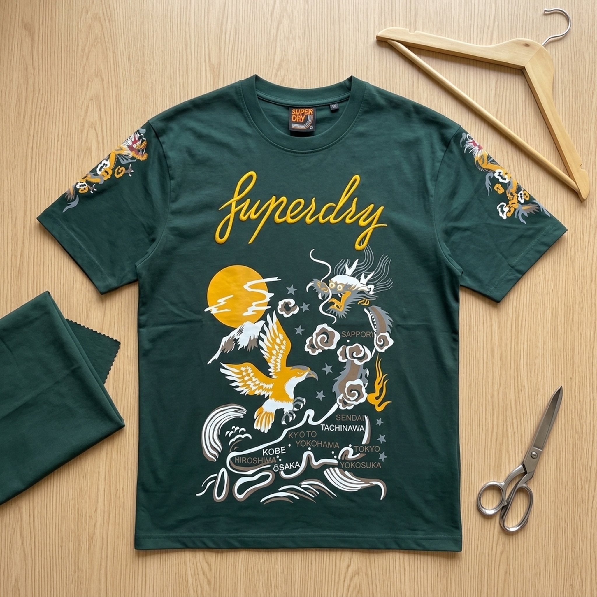 Nox18 Men's Dark Green Graphic T-Shirt 5