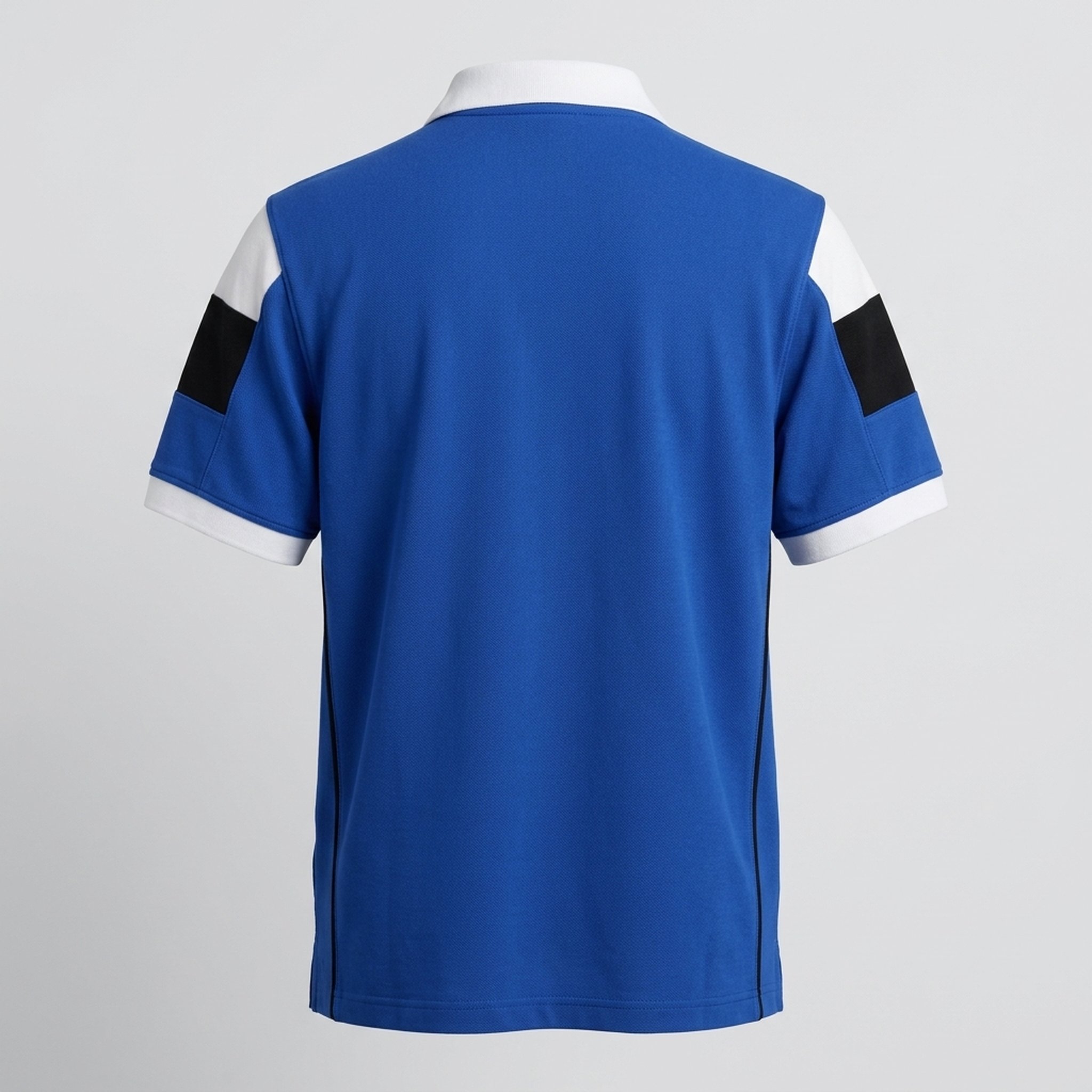 Nox18 Men's Blue Color Block Polo T-Shirt 2