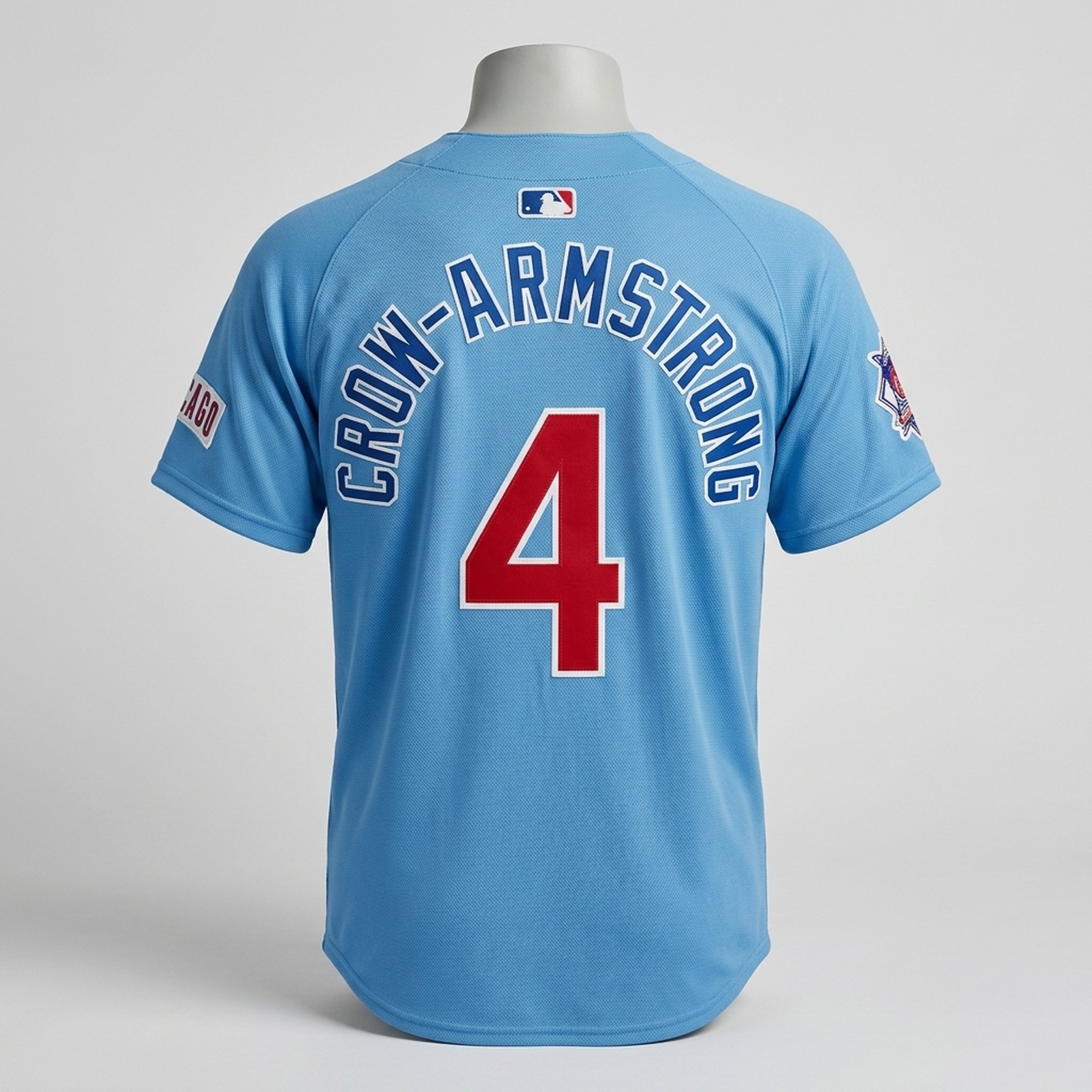 Baseball Men's Light Blue Sports Jersey 2