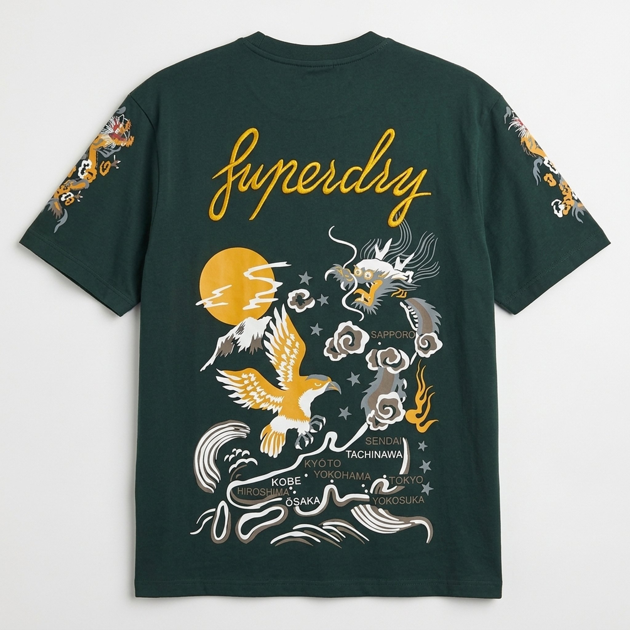 Nox18 Men's Dark Green Graphic T-Shirt 2