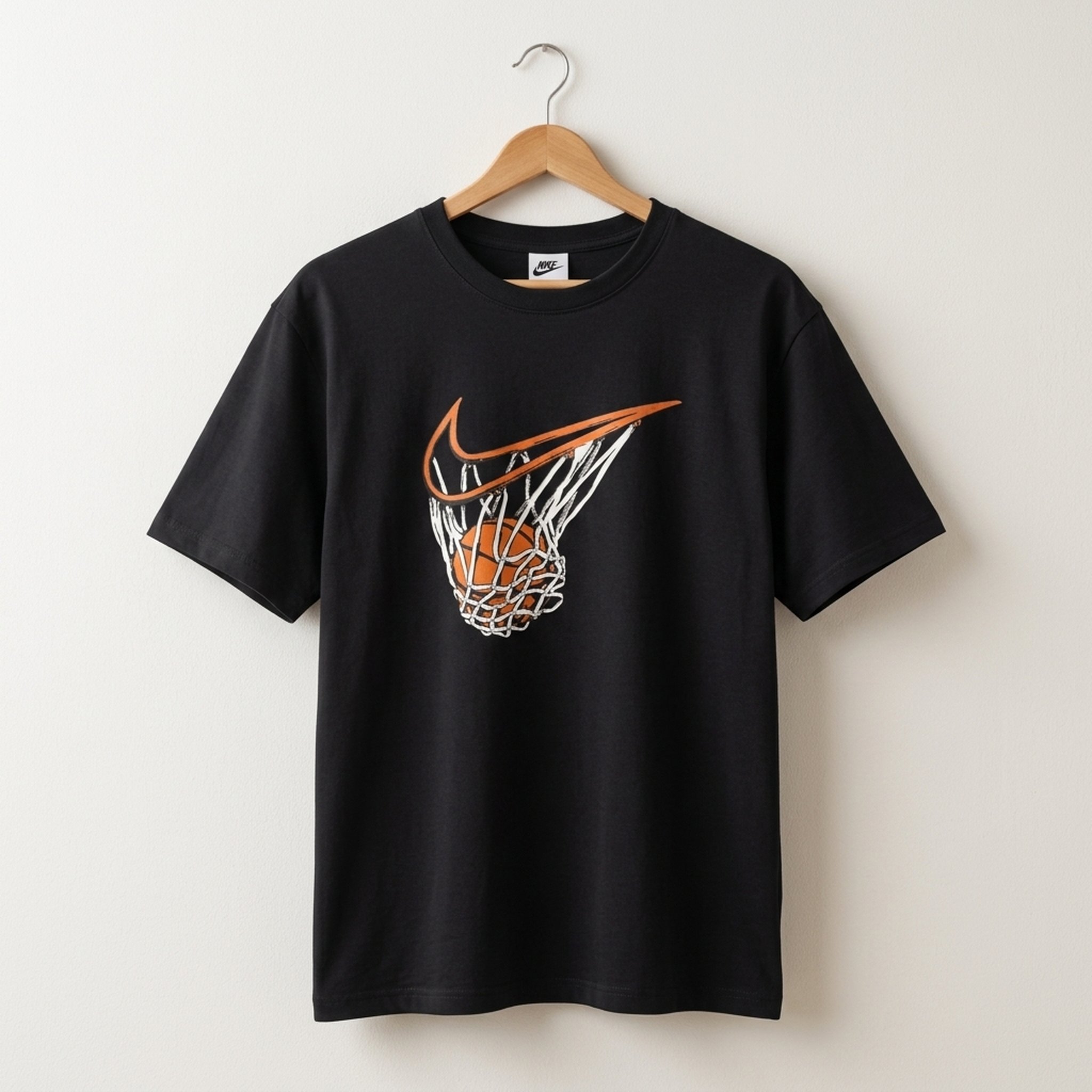 Nox18 Men's Black Basketball Graphic T-Shirt 4