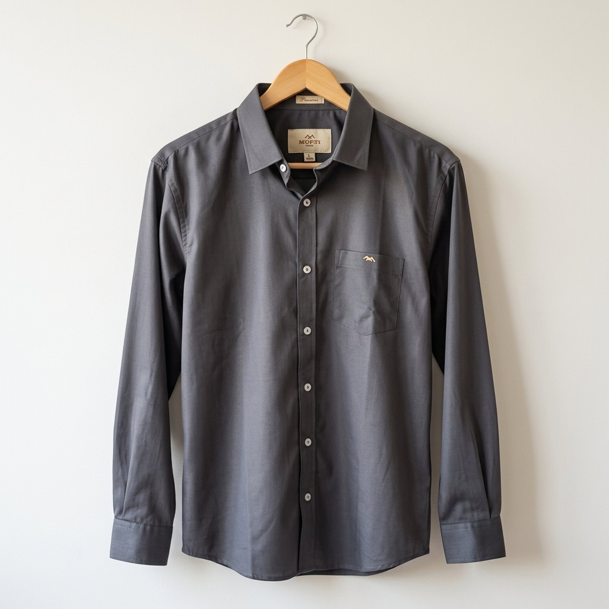 Nox18 Men's Dark Grey Casual Shirt 3