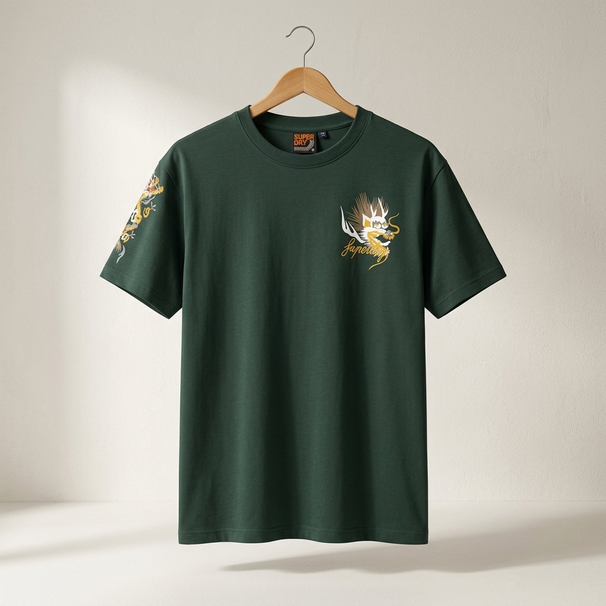 Nox18 Men's Dark Green Graphic T-Shirt 4