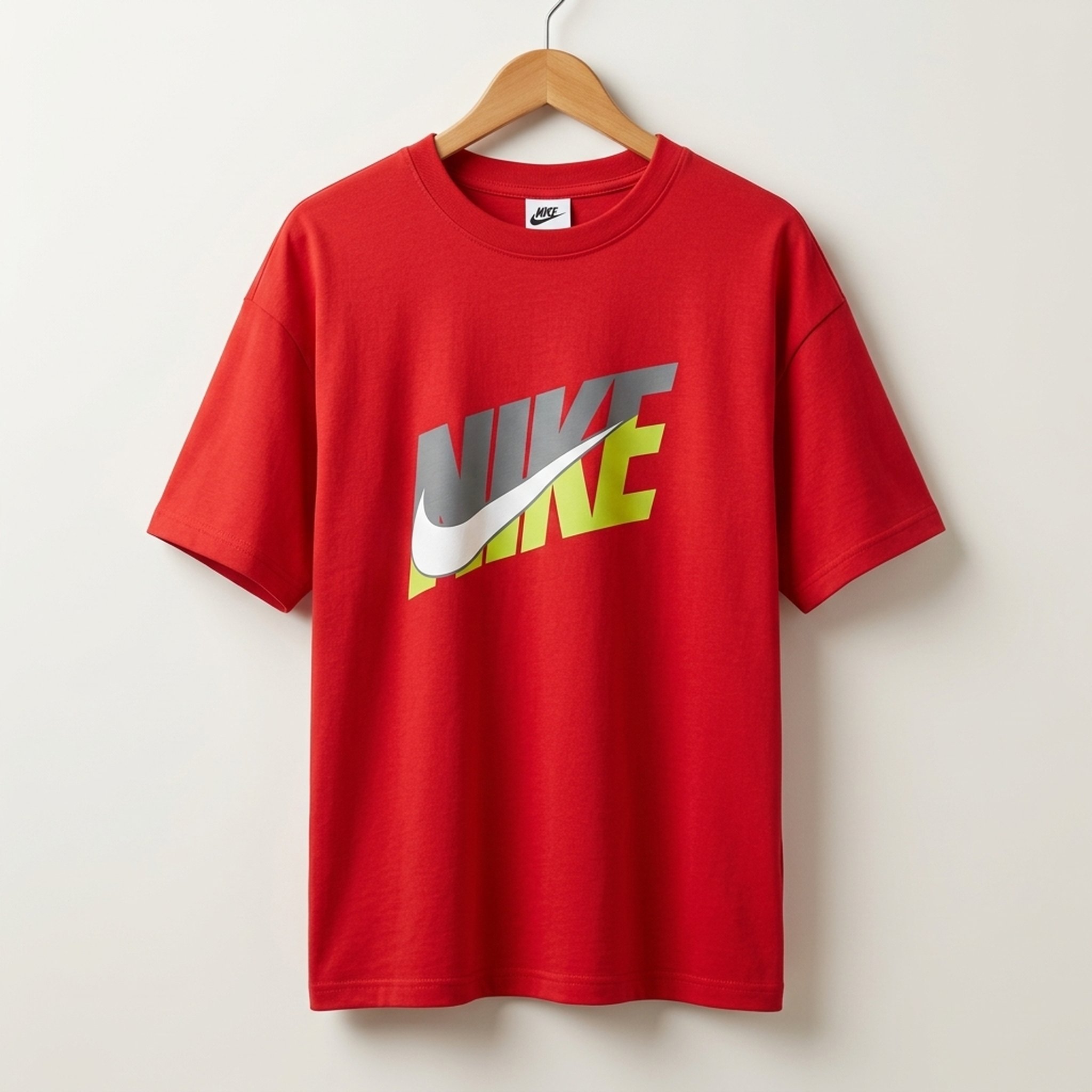 Nox18 Red Graphic Print Crew Neck T-Shirt 3