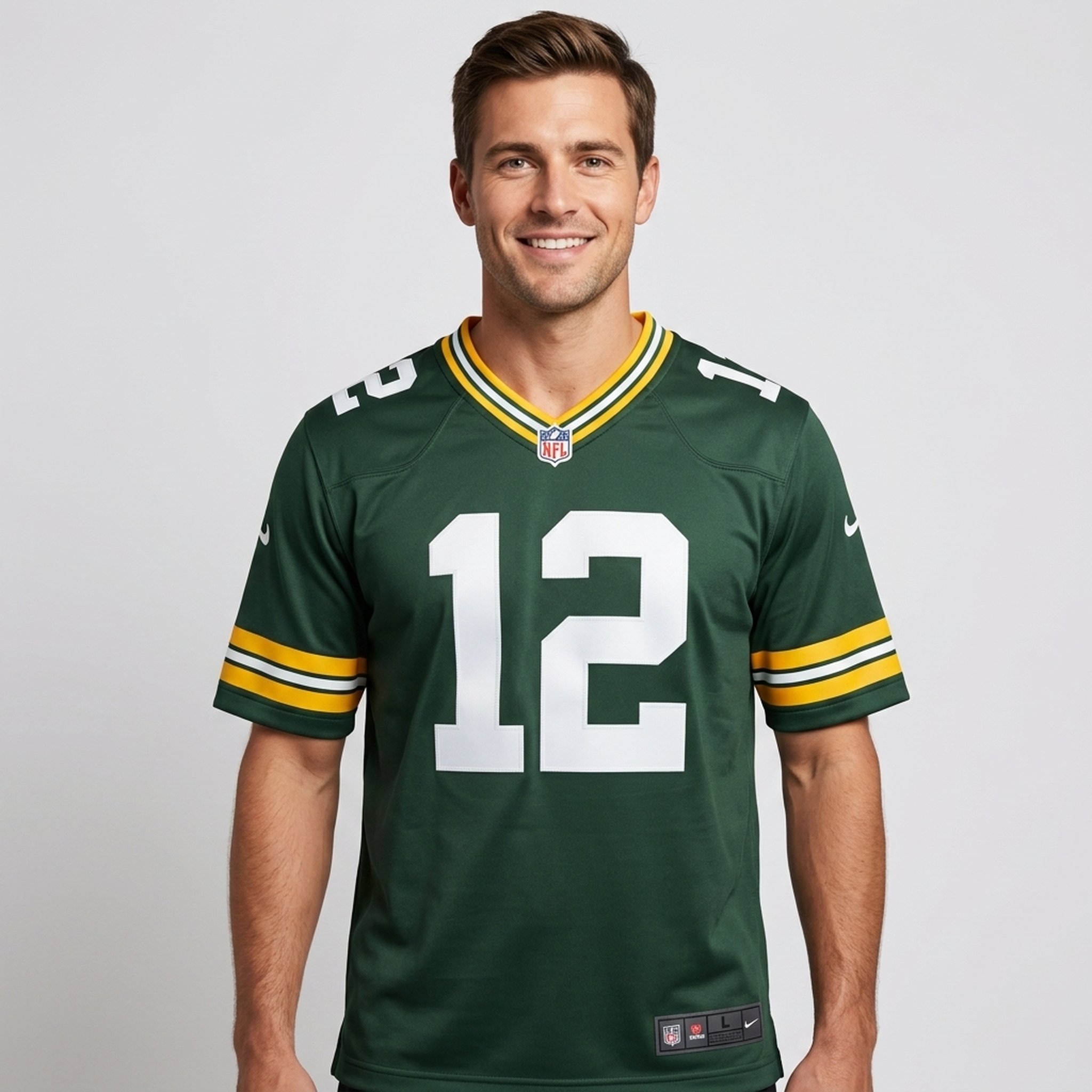 Big Size NFL Green Jersey