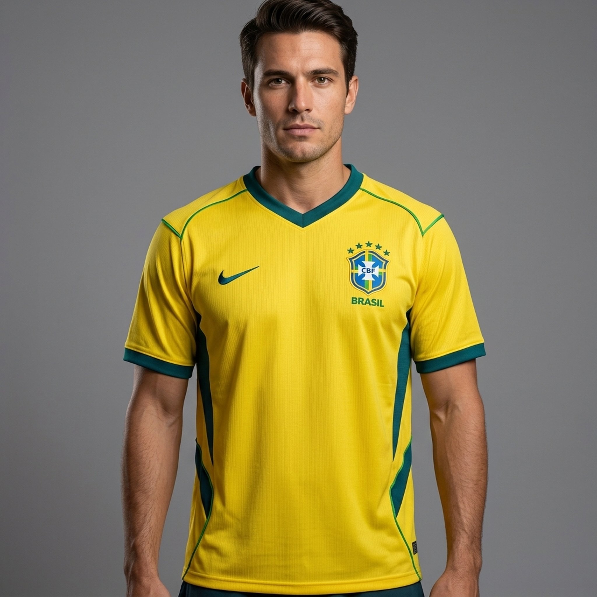 Brazil Home Unisex Sports Jersey