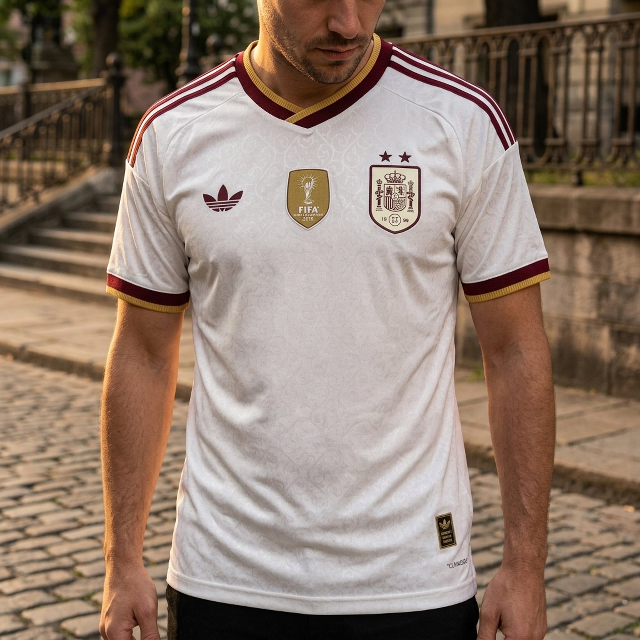 Nox18 Men's Spain Away Sports Jersey 4