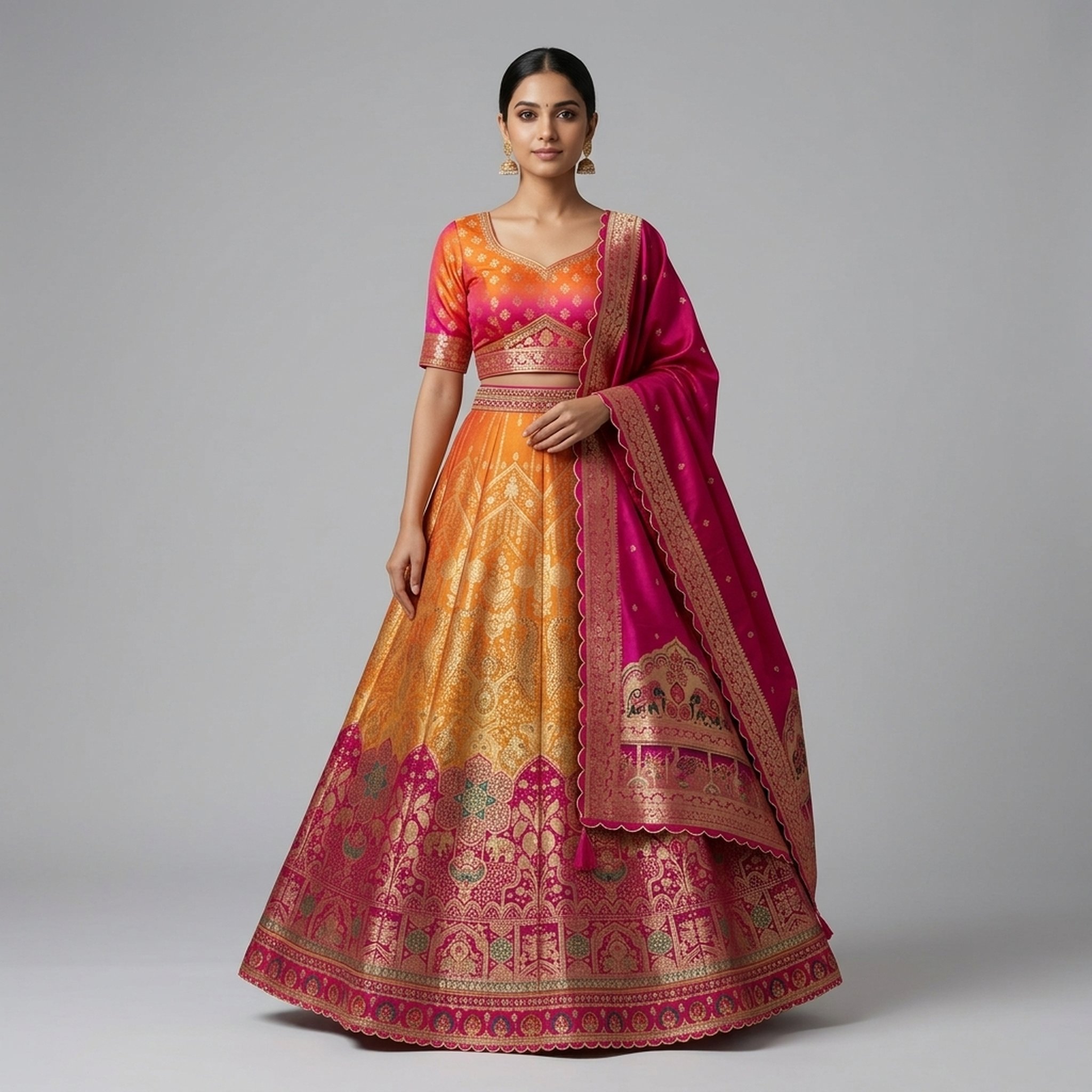 Noopur Clothing Vibrant Festive Lehenga Choli Set