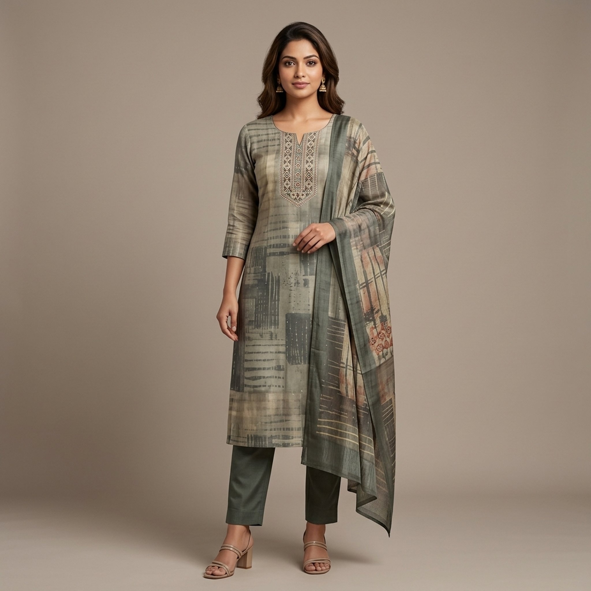 Noopur Clothing Women's Printed Salwar Suit Set CFA-513