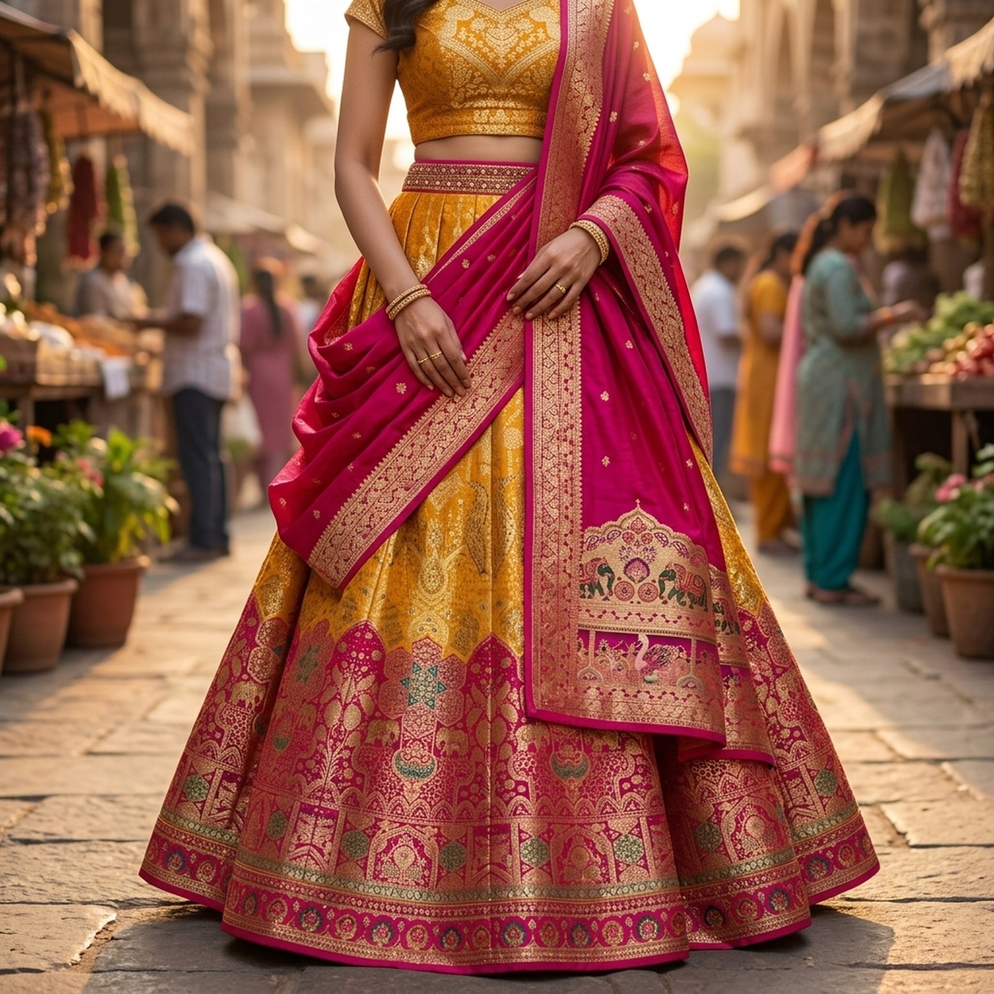 Noopur Clothing Vibrant Festive Lehenga Choli Set 5