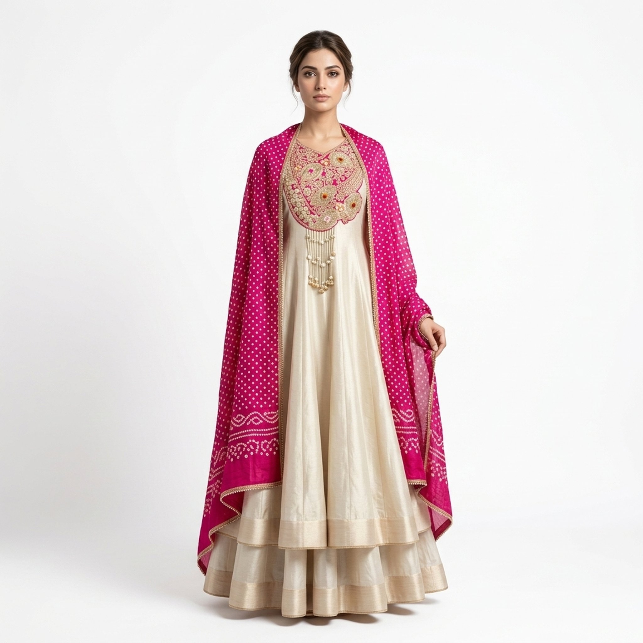 Noopur Clothing Embroidered Anarkali Suit with Dupatta 2