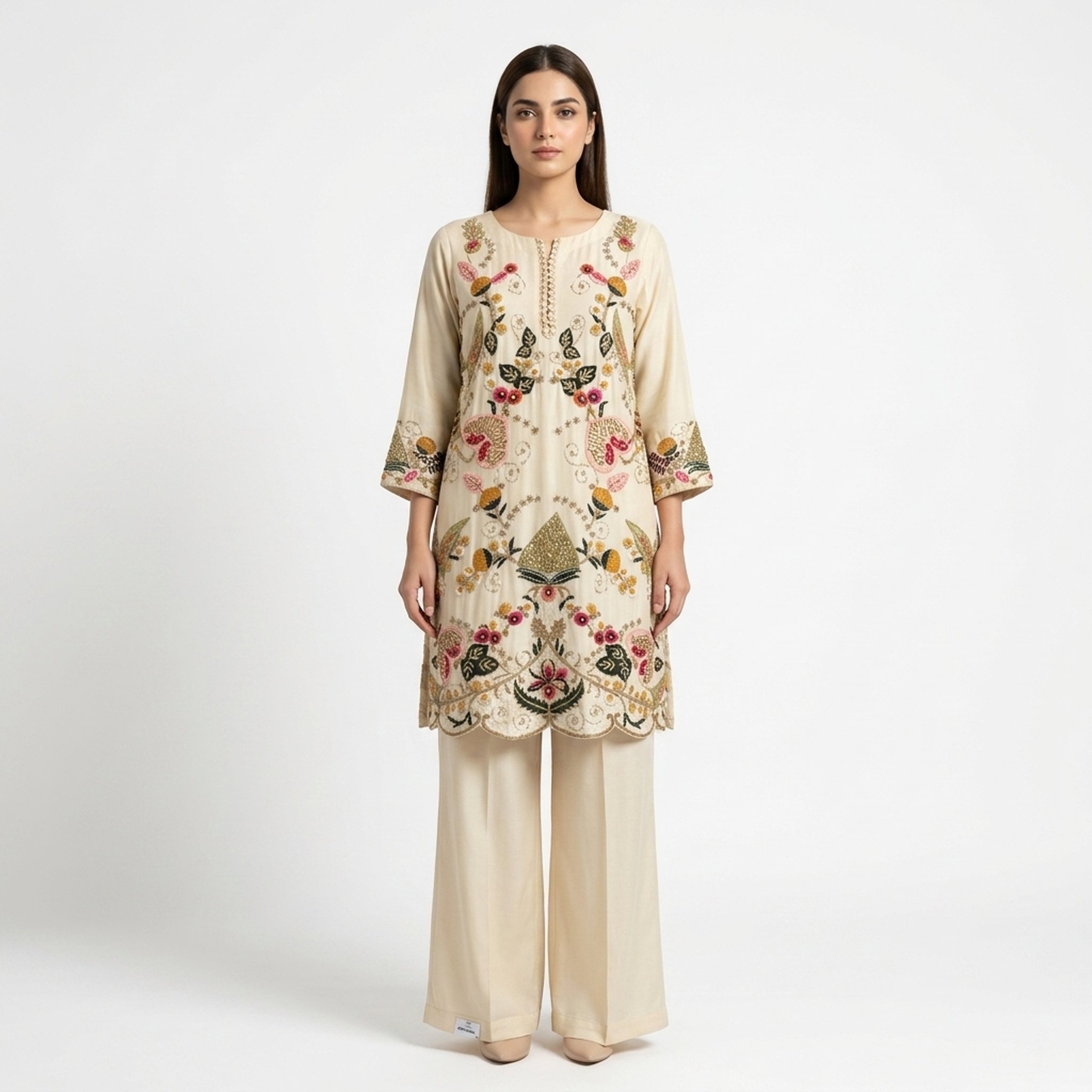 Noopur Clothing Women's Embroidered Tunic Set (n559405) 2
