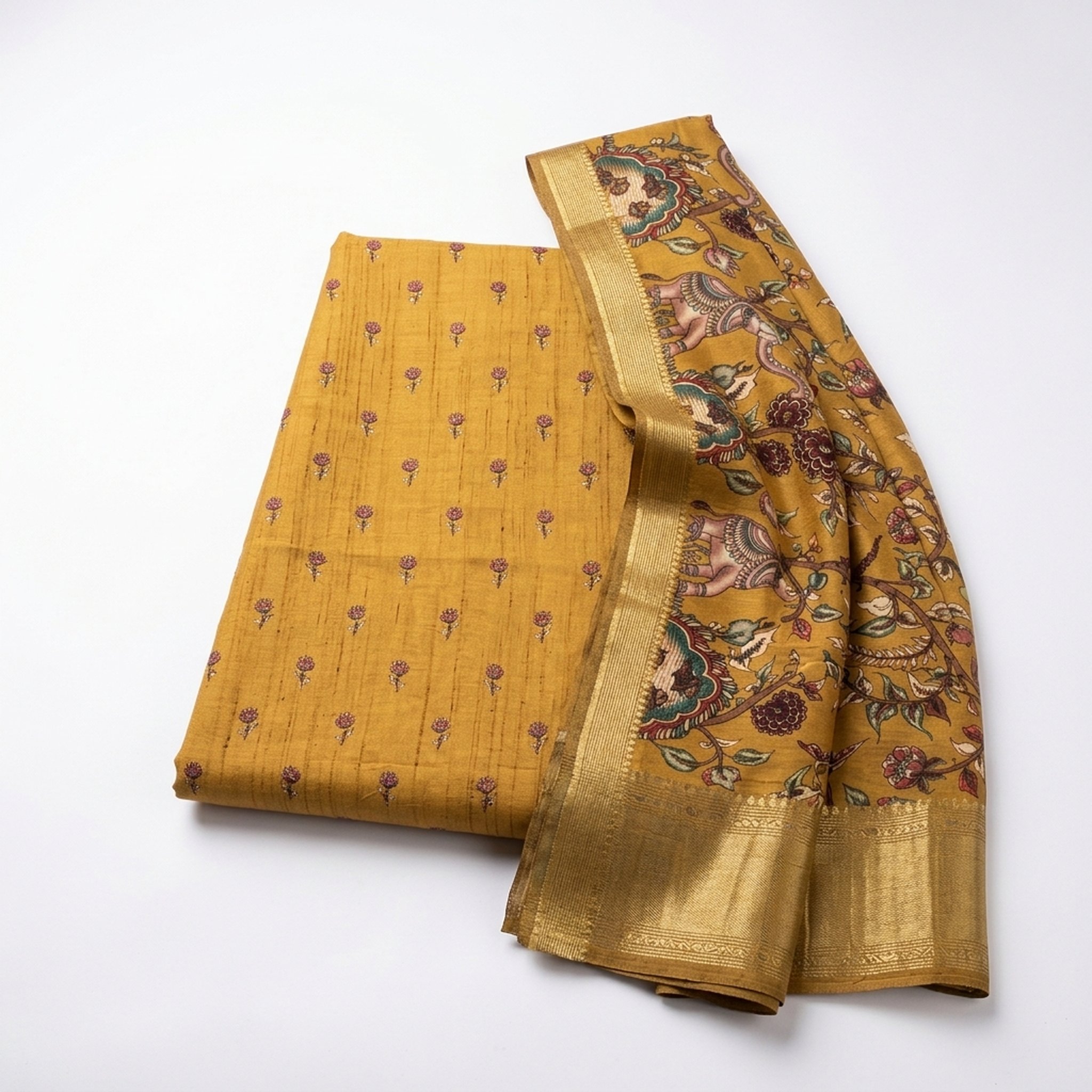 Noopur Clothing Mustard Printed Salwar Suit Set 2