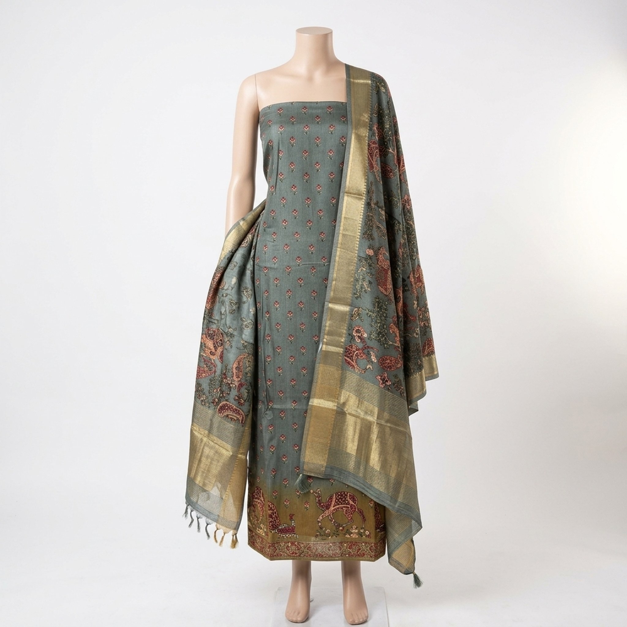 Noopur Clothing Women's Printed Salwar Suit Set 2