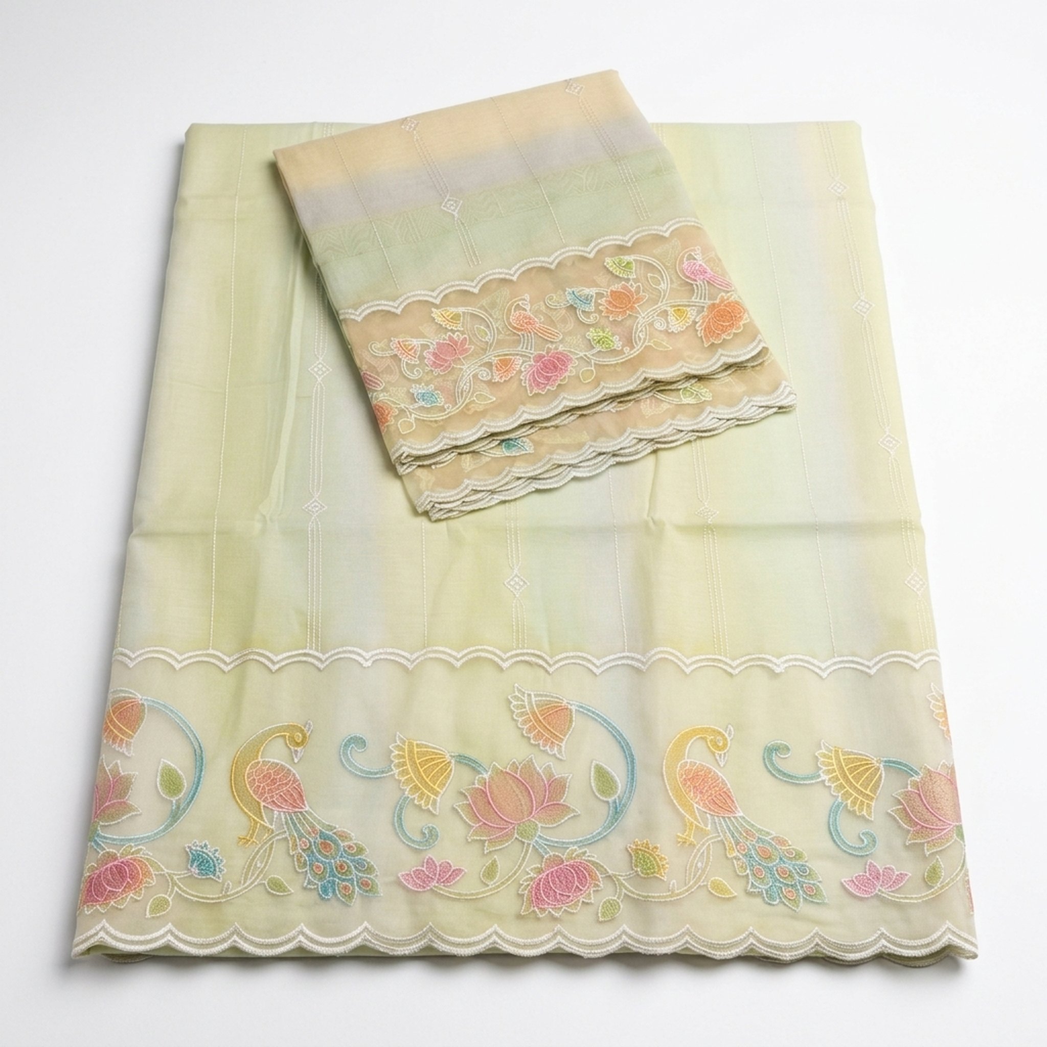 Noopur Clothing Light Green Embroidered Salwar Suit 2