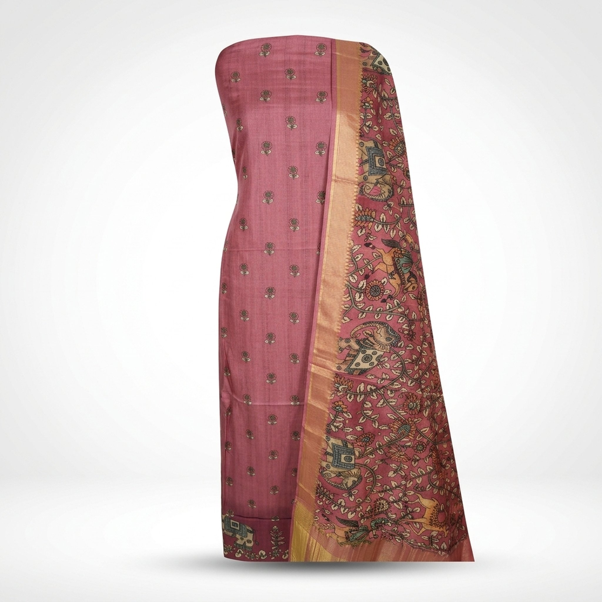 Noopur Clothing Mauve Traditional Unstitched Suit Set 2
