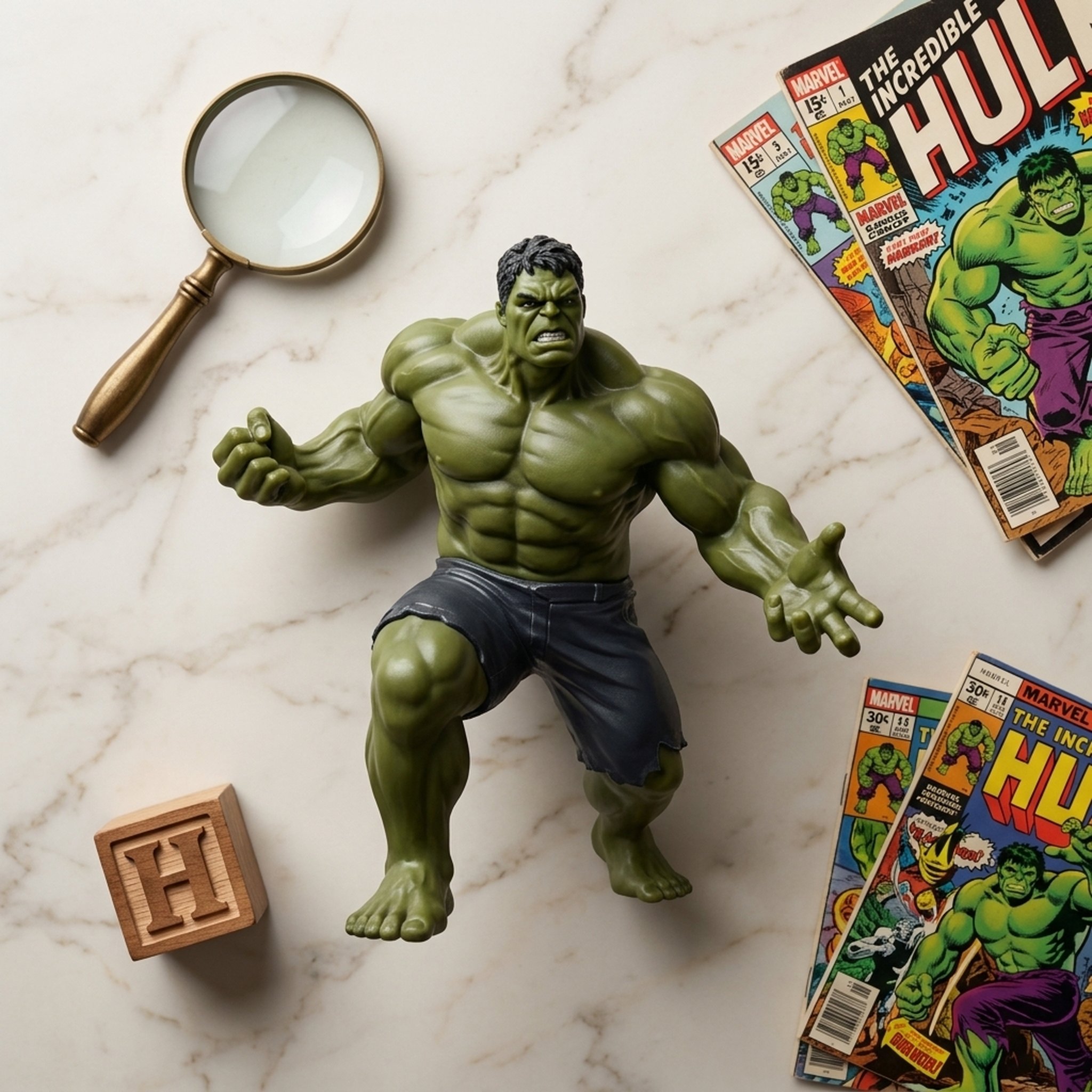Sai toy shop Green Muscle Hero Action Figure 5