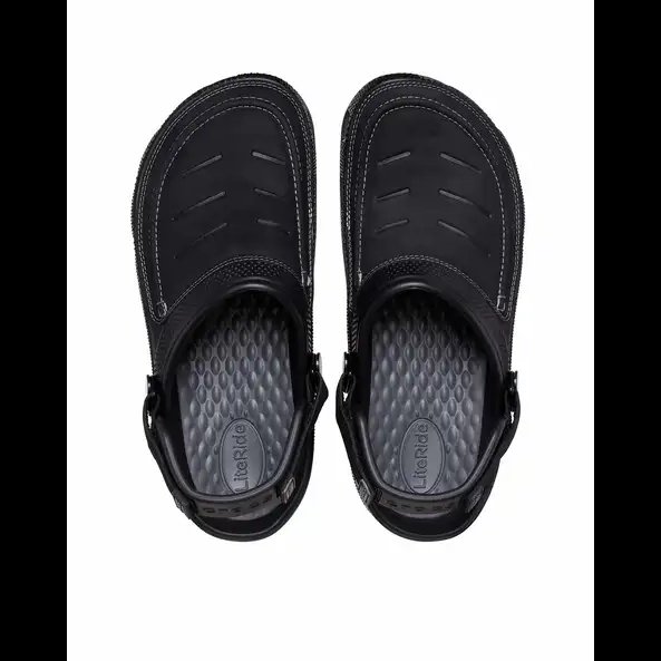 Black Convertible Strap Clogs