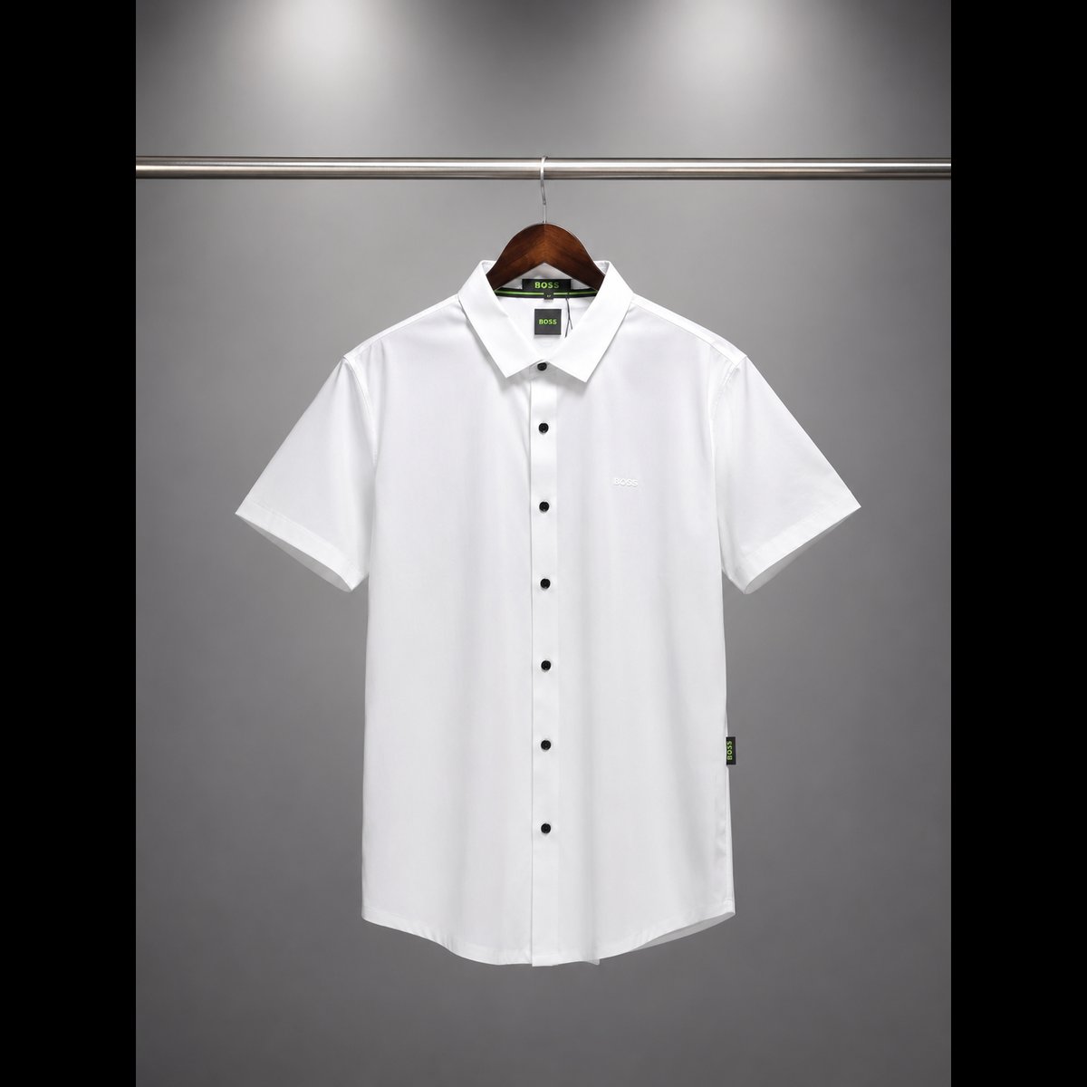 Men's White Short Sleeve Shirt
