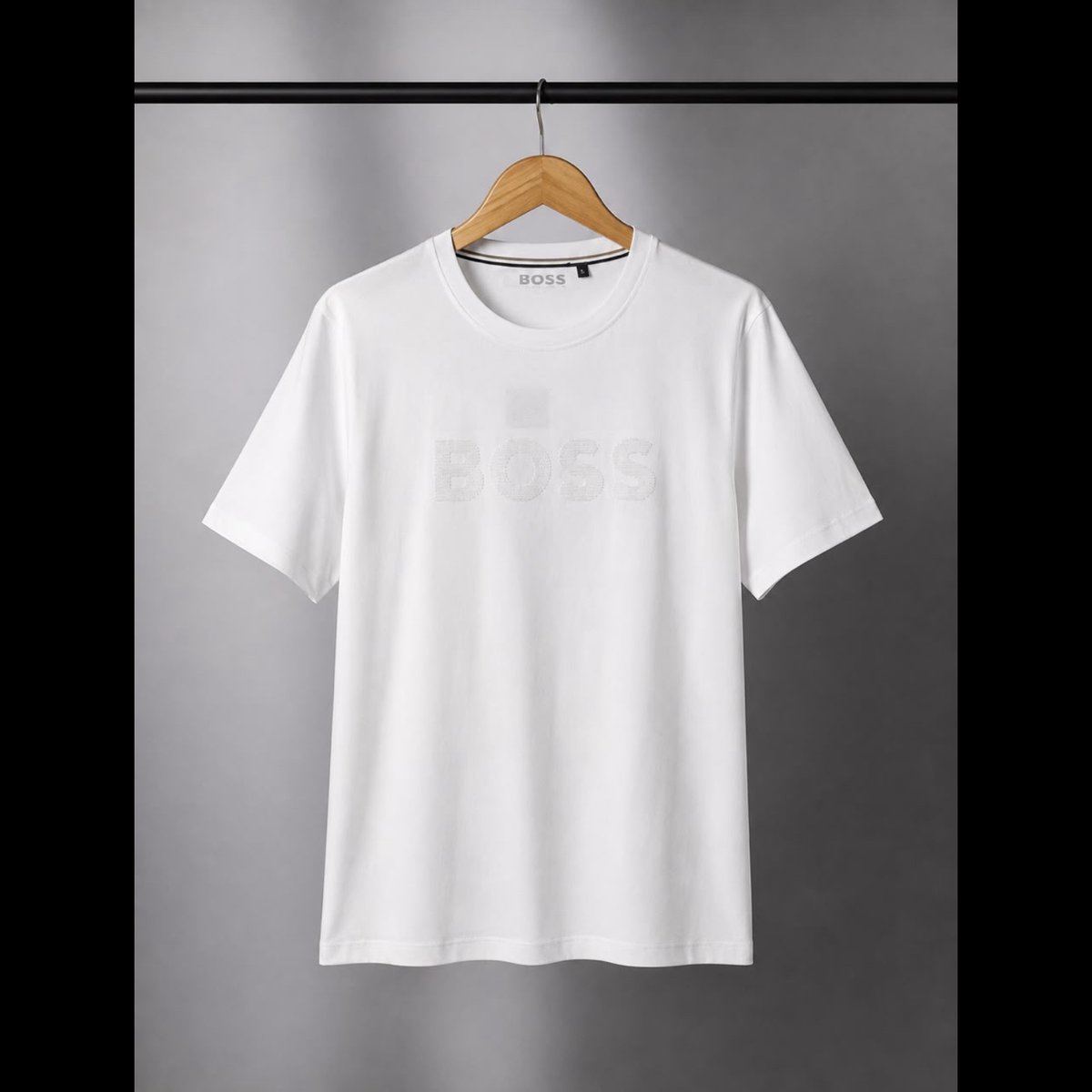 Men's White Crew Neck T-Shirt
