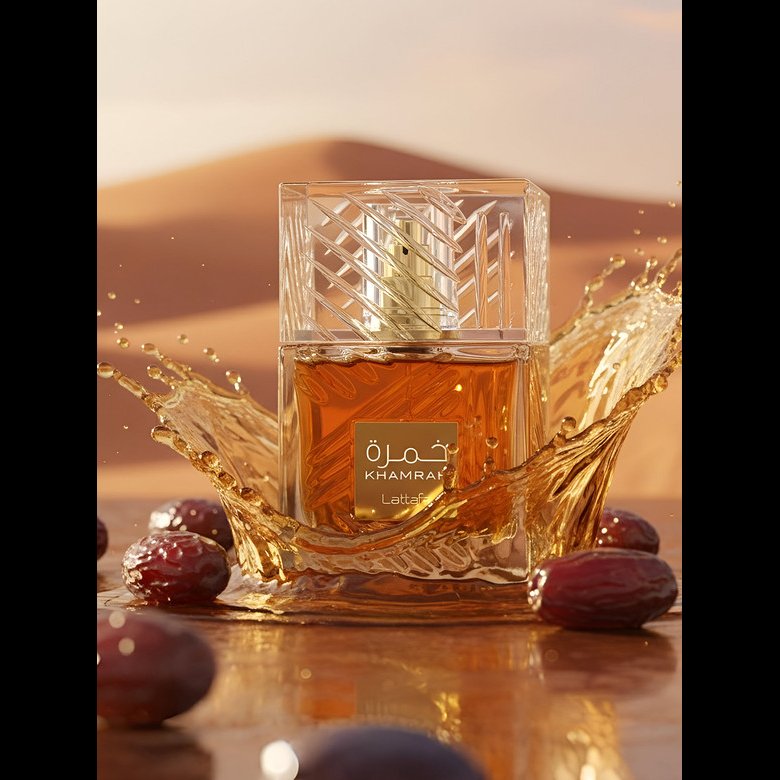 Elegant Amber Scented Perfume Bottle 3