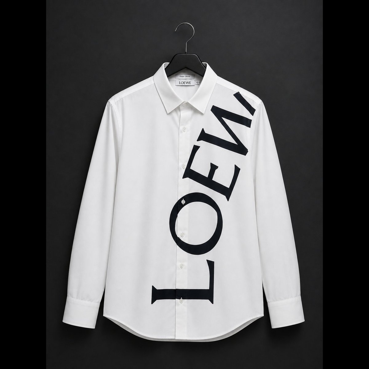 Men's White Graphic Full Sleeve Shirt