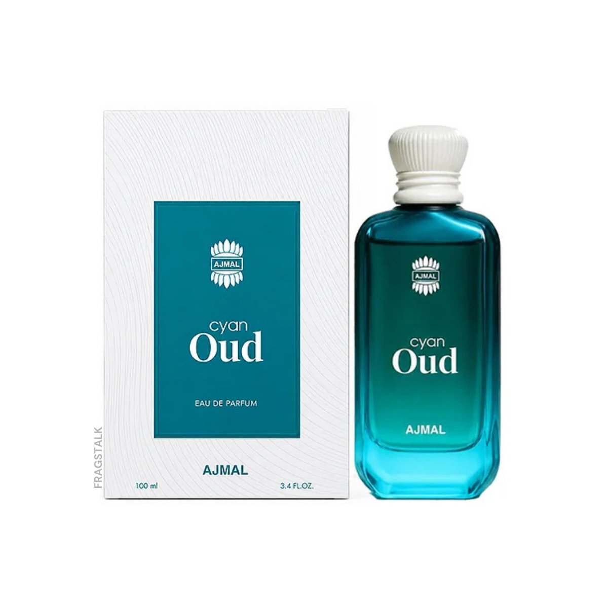 Mr Bross Cyan Blue Eau De Parfum Bottle