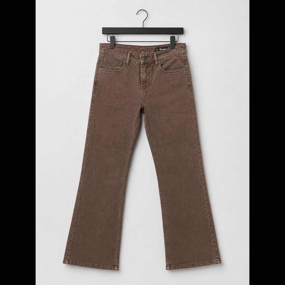Women's Brown Wide-Leg Jeans