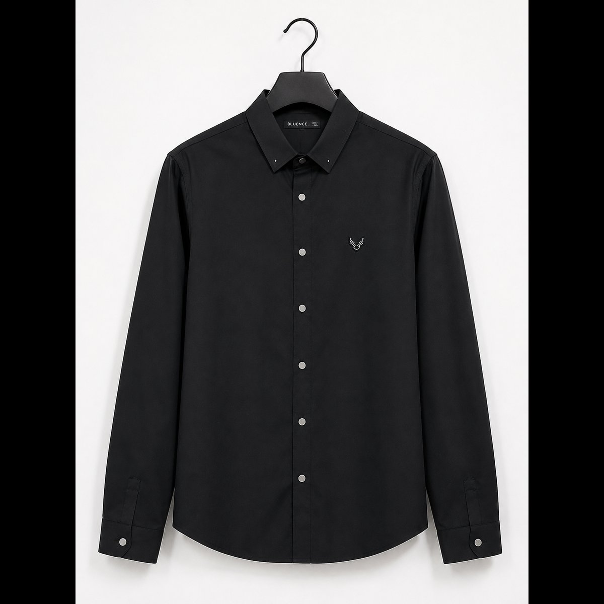 Men's Black Full-Sleeve Shirt