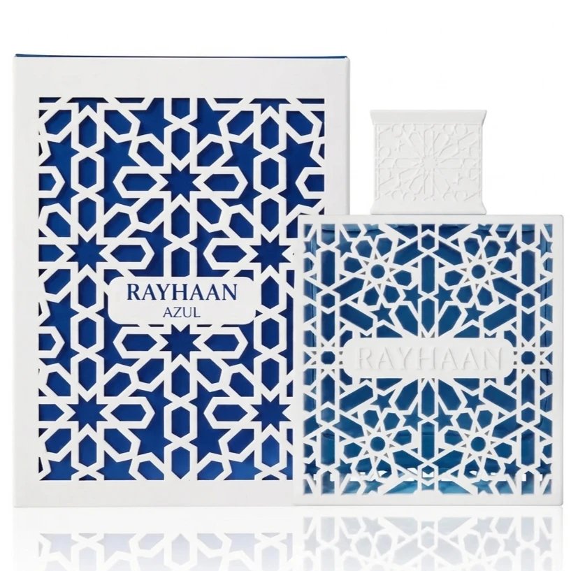 Elegant Blue Geometric Fragrance