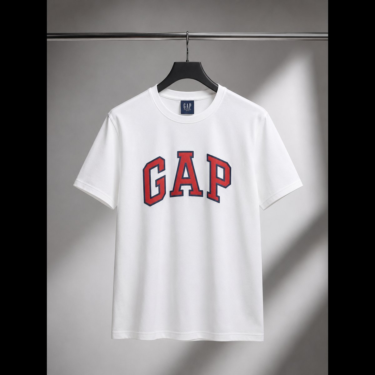 White Graphic Print Crew-Neck T-Shirt