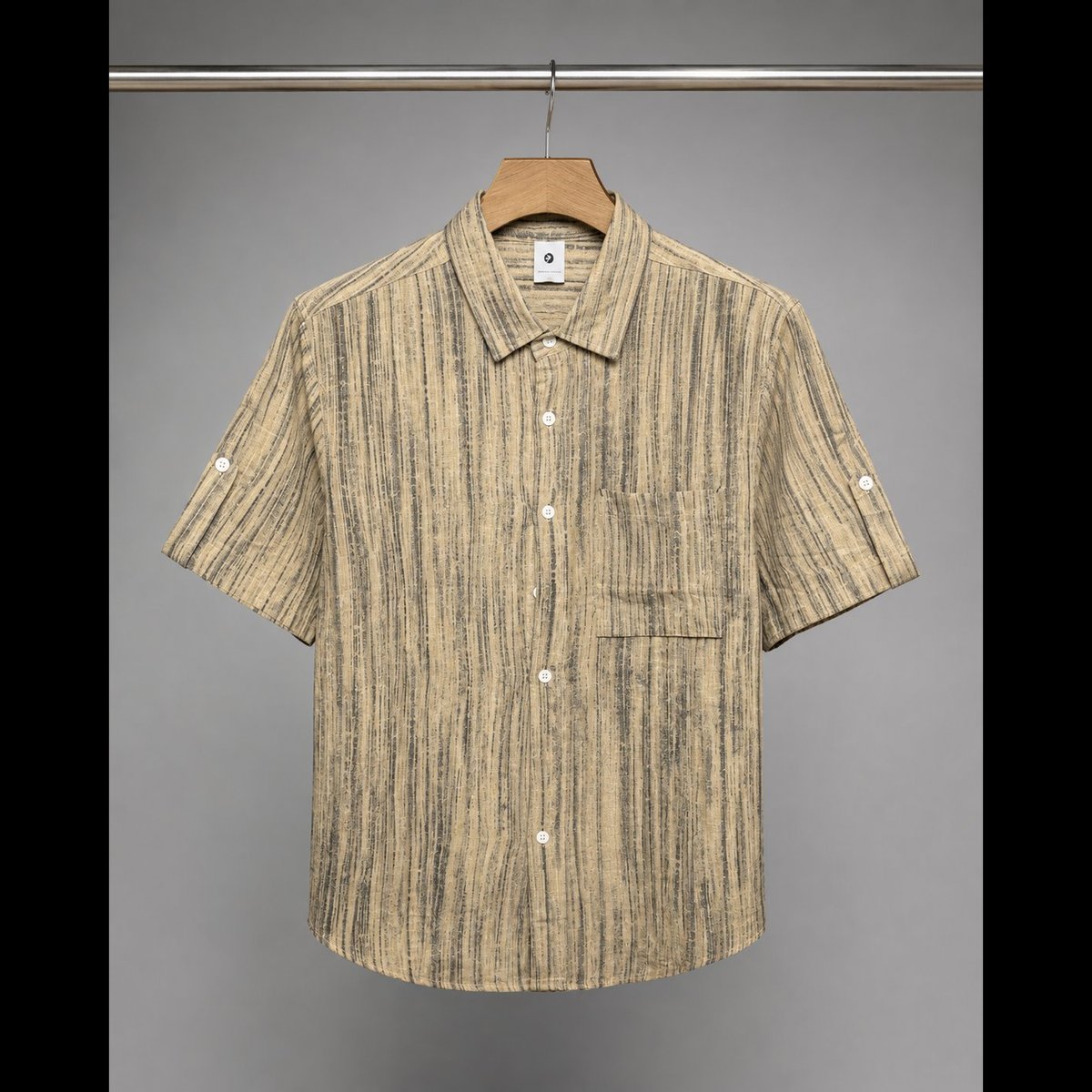 Men's Striped Short Sleeve Shirt