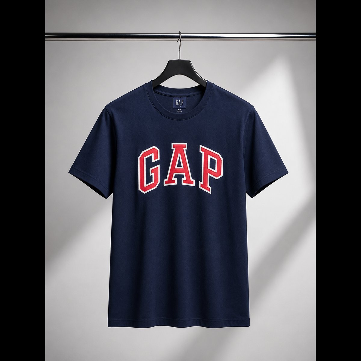 Men's Navy Blue Crew Neck T-Shirt