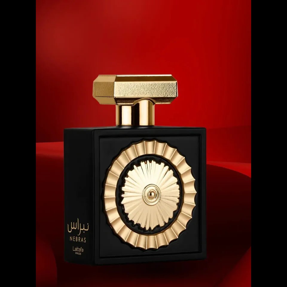 Elegant Black and Gold Perfume 2