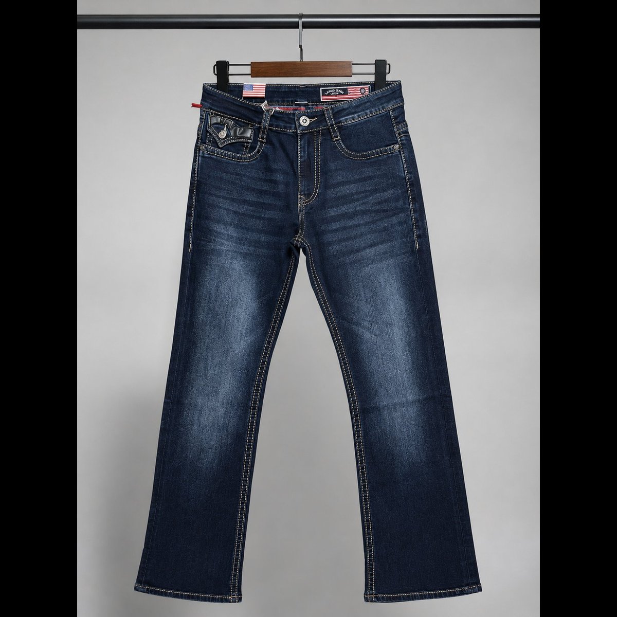 Men's Dark Wash Denim Jeans