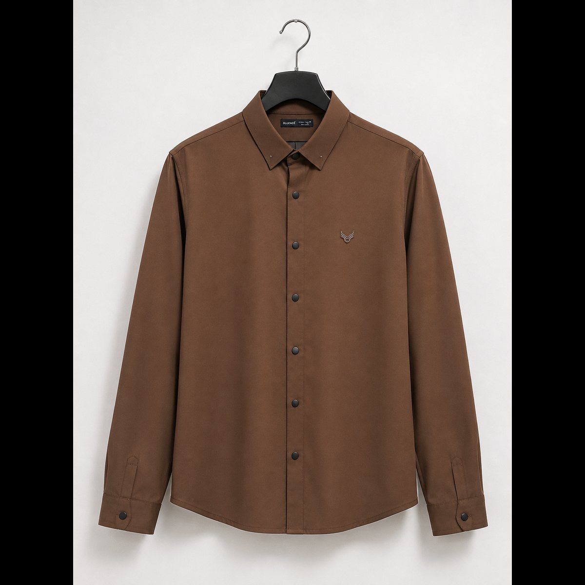 Men's Brown Full Sleeve Shirt