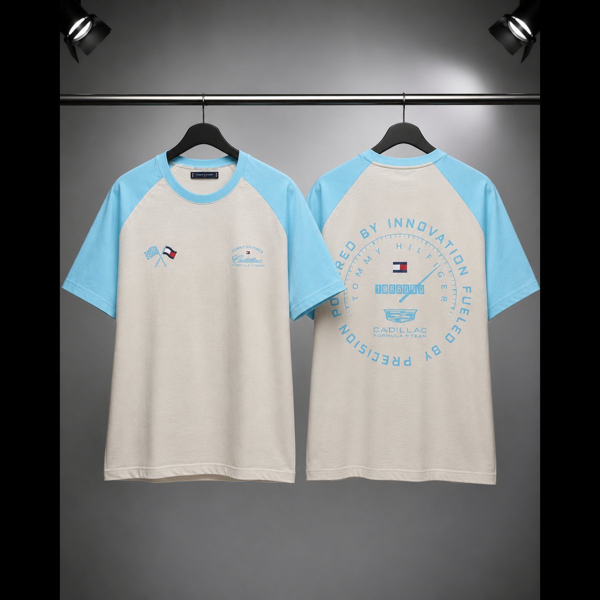 Men's Dual Tone Graphic Raglan T-Shirt