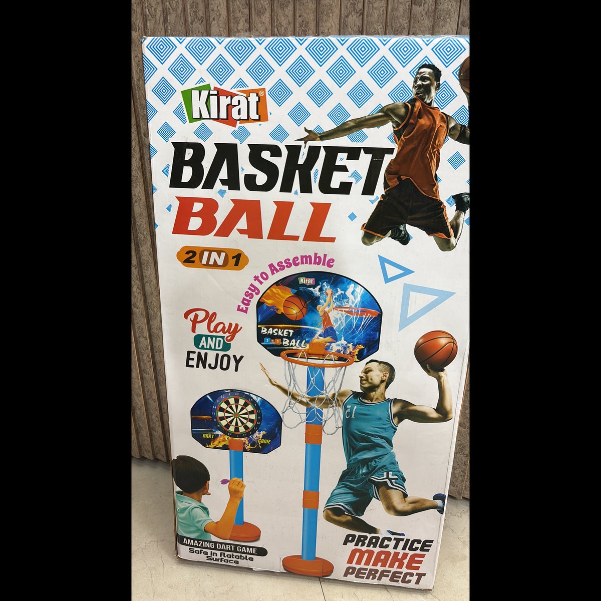 Sai toy shop Kids' 2-in-1 Basketball Dart Set